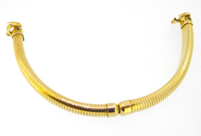Watchband Forstner 12KY Gold Filled 6 mm Snake C Ring Loop end Expansion Vtg
