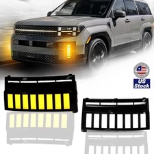 LED Front Daytime Running Light Turn Signal Fog For Hyundai Santa FE 2024-2025