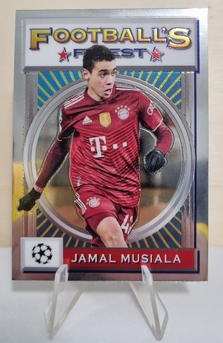 2021-22 Topps Finest Flashbacks UCL #42 Jamal Musiala FC Bayern München