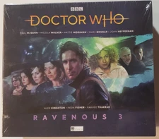 Doctor Who The 8th Doctor Ravenous #3 4 Disc Box Set Big Finish Audio NEW SEALED