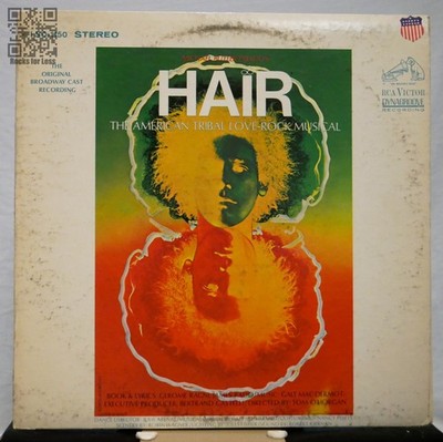 Hair Original Cast Vinyl Record LP RCA Victor Records LSO-1150