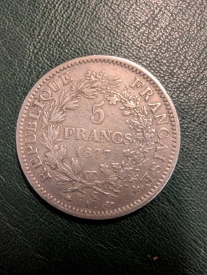 5 frs argent Hercule - Photo 1/2