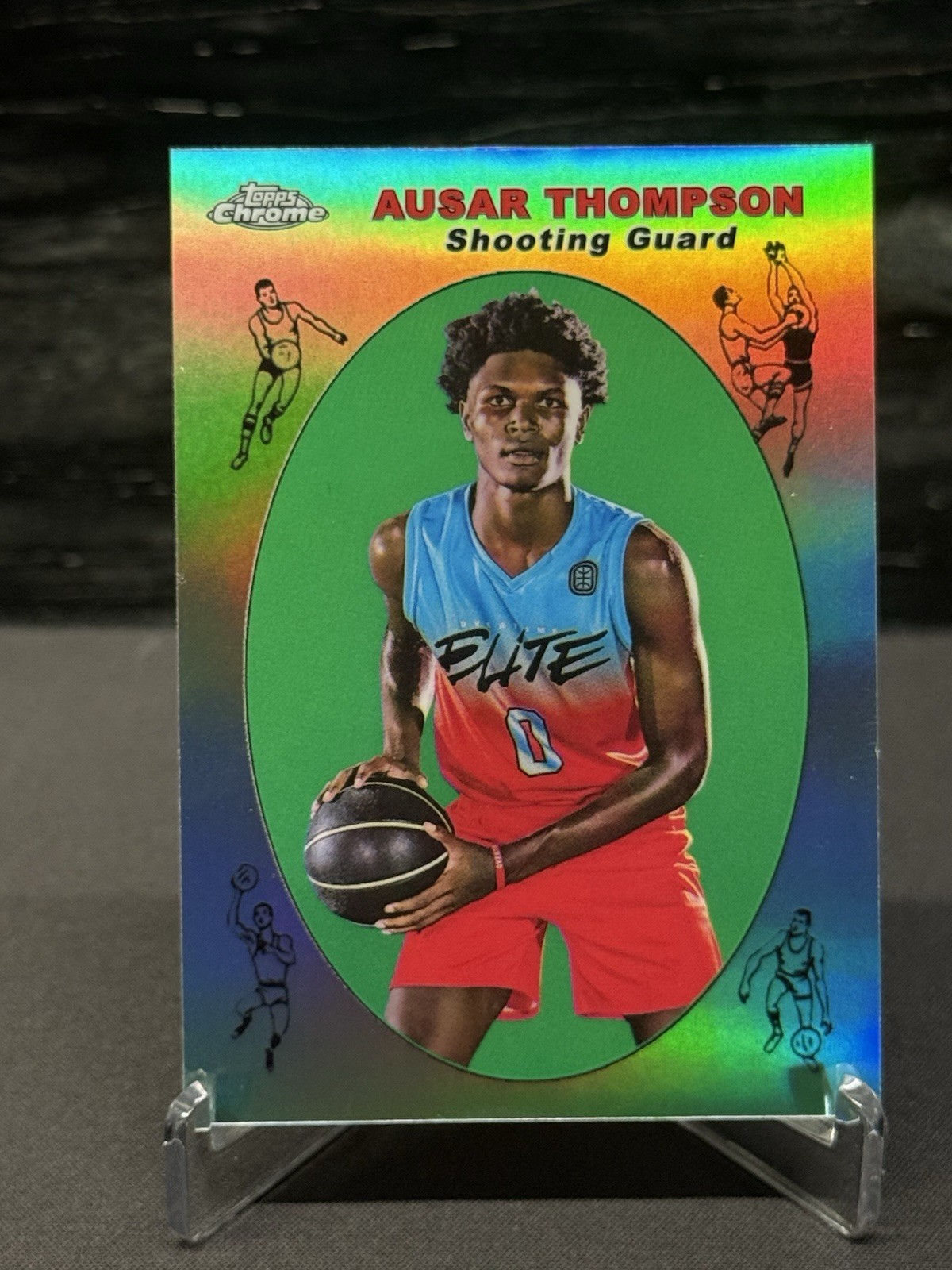 2021-22 Topps Chrome Overtime Elite 1969 Throwback #69TB-22 Ausar Thompson RC