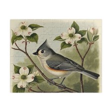 Titmouse Jigsaw Puzzle 110-piece bird watcher USA ship gift backyard avian