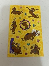Vintage 1990 s Scooby-Doo Cartoon Network Sandylion Stickers 1 Sheet