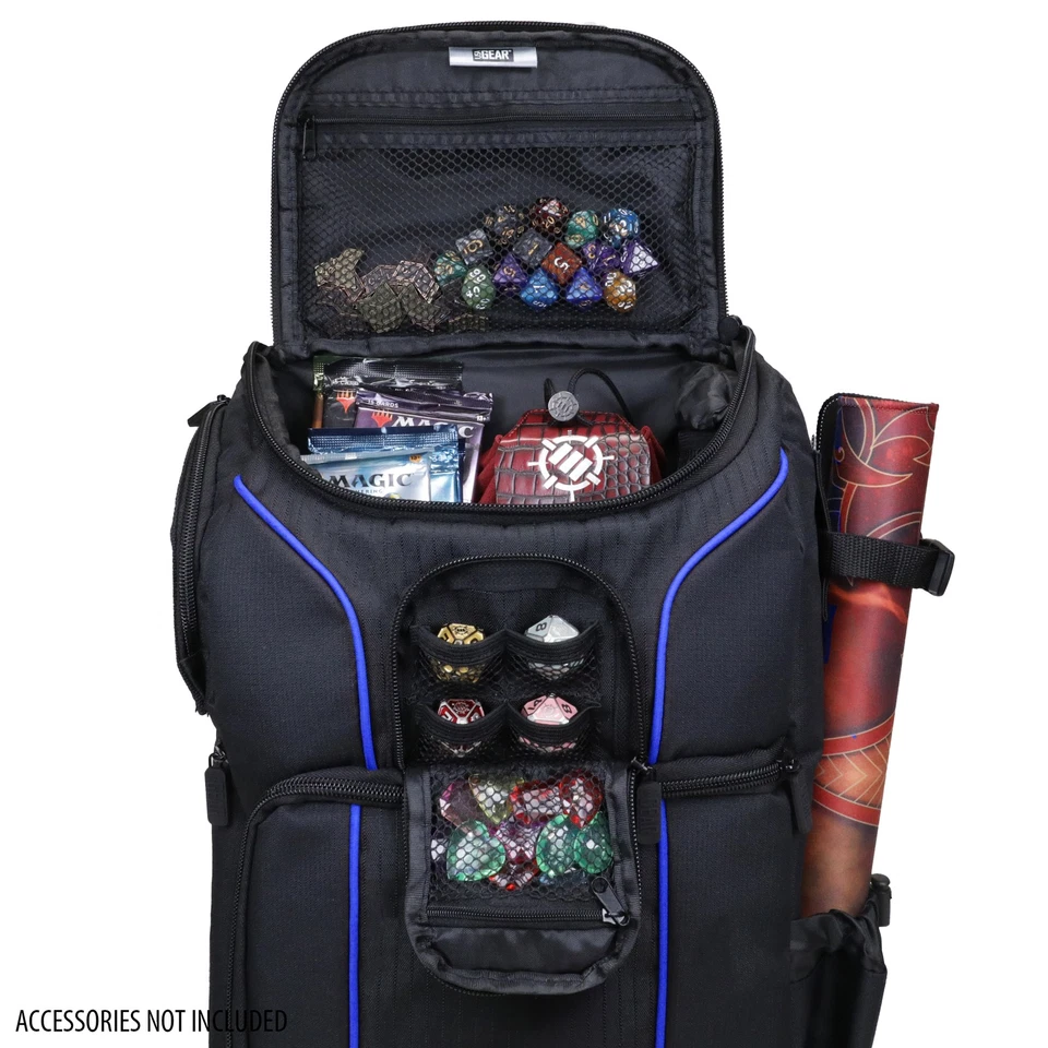 USA Gear Magic the Gathering Backpack with Customizable Interior (Blue) - Image 2 of 4
