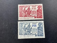 ICOLLECTZONE French Polynesia 124-125 VF hinged  (1)
