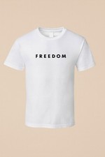 FREEDOM White Shirt V3- Plain and Simple -  C...