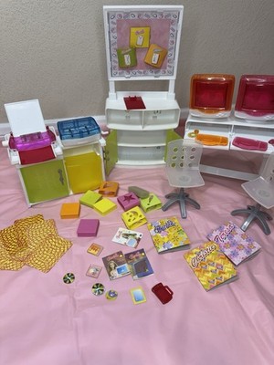 Barbie Secret Message Computer Center Playset, mattel