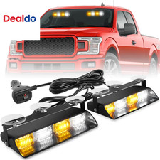 2002l Emergency Dash Strobe Lights Amber White Safety Lights Flashing Warning 2002l Emergency Dash Strobe Lights Amber White Safety Lights Flashing Warning