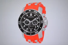NEW 48mm INVICTA PRO DIVER SCUBA RED SILVER & BLACK 49829 WATCH MSRP $995.