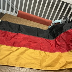 NYL-GLO 3' by 2' 100% Nylon German Flag Made in U.S.A.