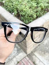 Nuovi Ray Ban Large Classic Wayfarer RB2140 2140 lenti nere trasparenti taglia 54/18