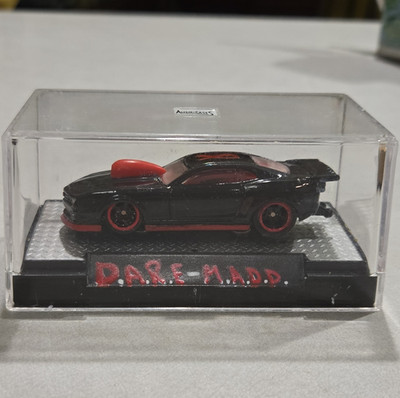 Auto-Cases DARE MADD Custom Diecast Car Model Black Red 2010 in Display Case