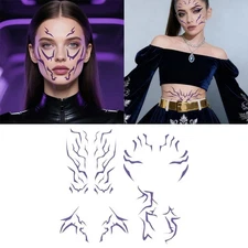 Temporary Tattoo Stickers Cosplay Fashionable Stickers Prop Accessories：