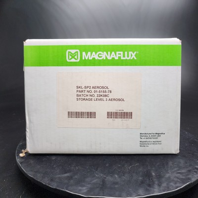 New sealed box of 12 Magnaflux SKL-SP2 SpotCheck aerosol 01-5155-78   ️