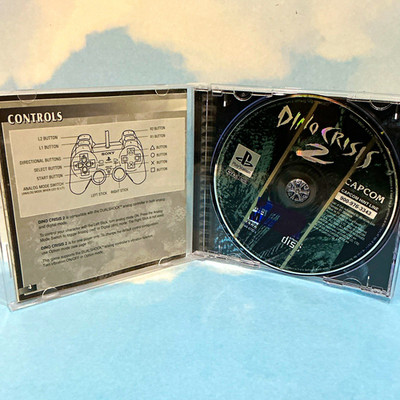 Capcom Dino Crisis 2 Dino Crisis Series PS1 NTSC-U/C M Survival Horror Manual