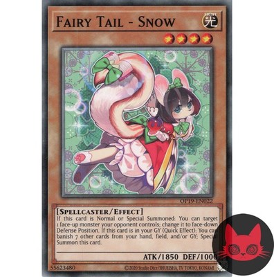 Yugioh Fairy Tail - Schnee OP19-DE022 Common NM
