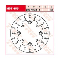 TRW Bremsscheibe (FüR: Kawasaki ZX-10R Ninja ABS ZXT02E 19-20 Hinten )
