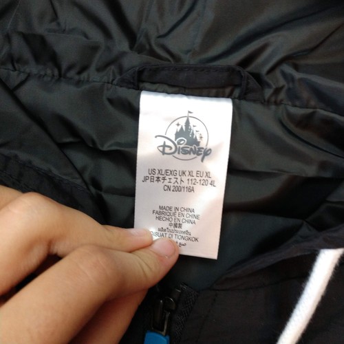 Disney Star Wars Use The Force XL Black Hooded Full Zip Nylon Windbreaker FLAW - Picture 6 of 16