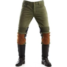 Fuel Captain Motorcycle Motorbike Textile Trousers Olive