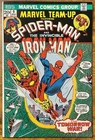 MARVEL TEAM-UP 9 HIGH GRADE SPIDER-MAN & IRON MAN JOHN ROMITA COVER 1973 VINTAGE
