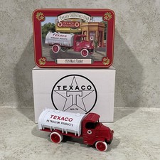 Vintage 1996 ERTL Texaco Collectors Club 1926 Mack Tanker Die Cast Tin Case 1:43