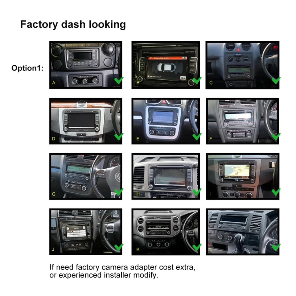 9'' Wireless CarPlay Android auto head unit car radio For VW Passat 2006-2015 - image 3 of 4