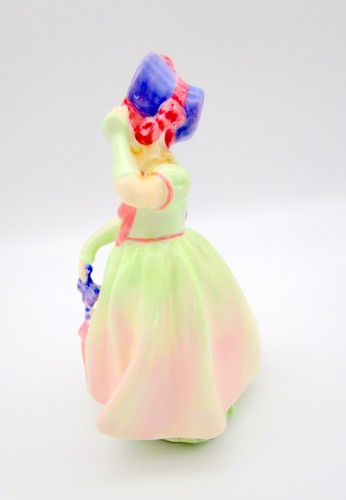 Royal Doulton "BABIE" Figurine HN 1679 Bone China Vintage Woman with Umbrella - Picture 3 of 7