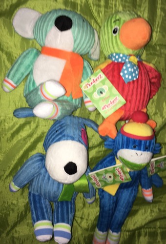 💥4 Monkeez & Friends Item Lot NWT Sonny Dog Khloe Koala Leroy Monkey Rico Plush - Picture 3 of 4