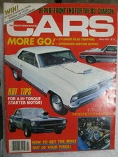 BACK ISSUE HI-PERFORMANCE CARS MAGAZINE, MARCH 1983, TRI-FIVE CONVENTION, VELLE