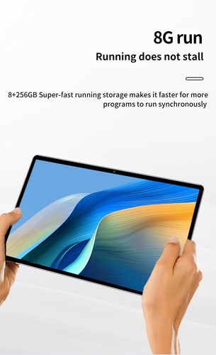 4G Tablet 10.1 Inch Android 12, 8GB RAM 256GB ROM 1920x1200 w Keyboard/Mouse - Picture 7 of 17