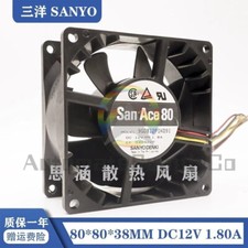 New Sanyo 9G0812P1K091 8CM 8038 12V 1.8A dual ball violent cooling fan