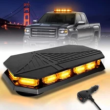 102LEDs Roof Top Strobe Beacon Light Bar Hazard Warning Emergency Upgrade NEW