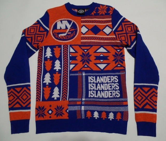 New York Islanders NHL Ugly Christmas Sweater Men's Holiday Hockey Size Small eBay