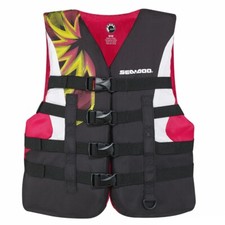 New OEM Sea-Doo Women's 4X-Large Motion Life Jacket/PFD 2858791836