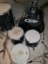 Drum Set PDP EZ Series Including Cymbals Pearl CX-300 