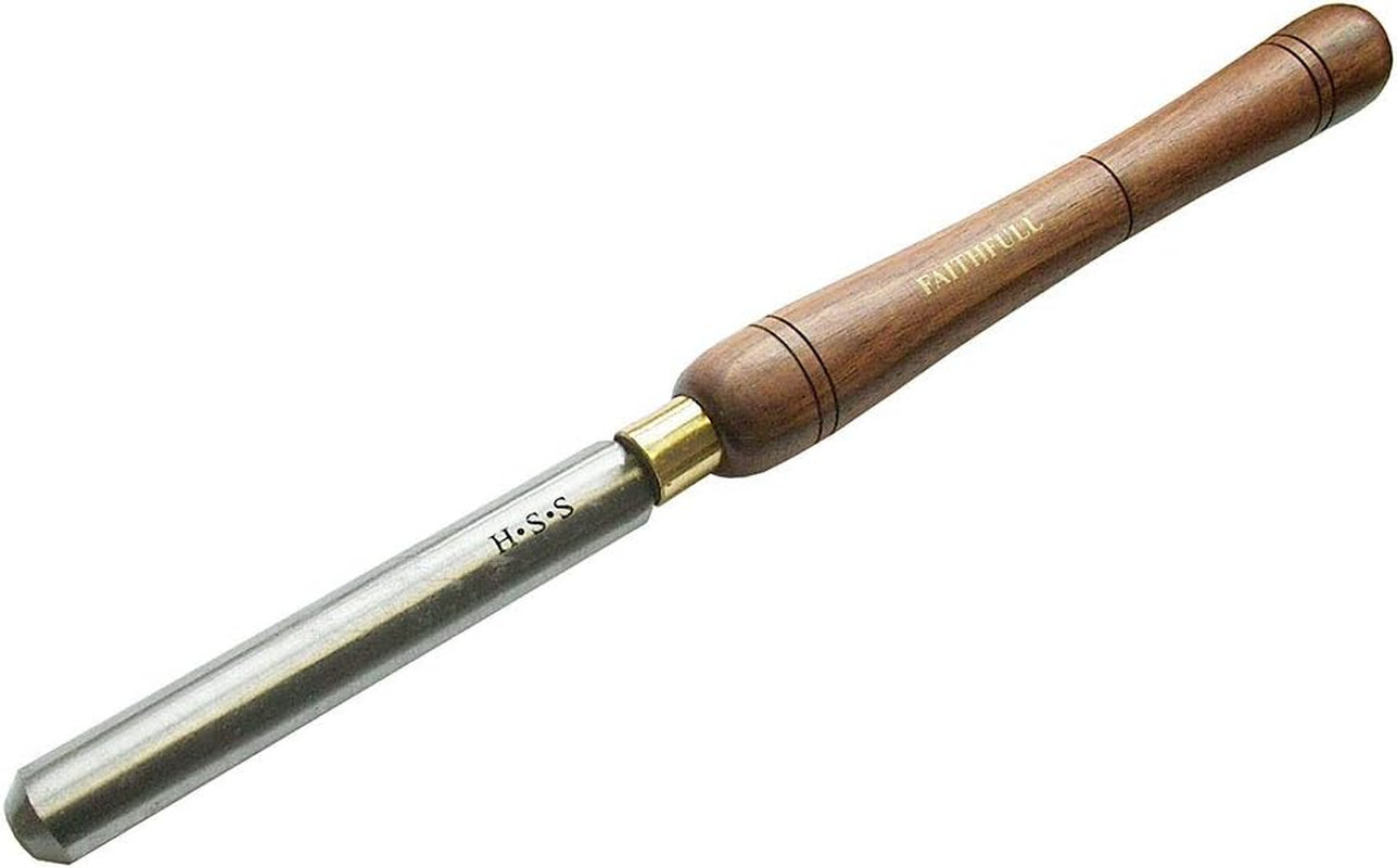 Gouge d'ébauche HSS 20mm en acier supérieur et manche en bois noble