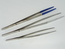 Large Stainless Steel Tweezers --- Choose 8" or 12" plain or vinyl ct'd.