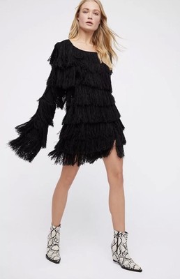 shaggy sweater dress