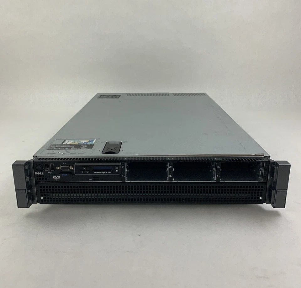 Dell PowerEdge R715 Server 2x AMD Opteron 6320 2.8 GHz 32 GB Ram No OS No HDD - Image 2 of 4