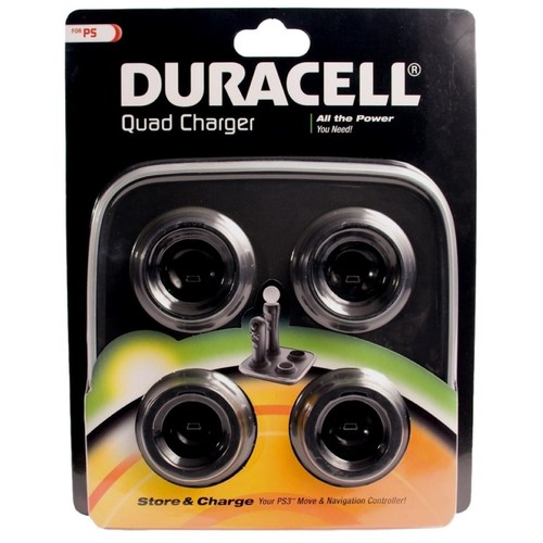 Duracell Dock Charger Lade-Station Netzlader für PS Move Motion Controller Sub - Bild 7 von 7