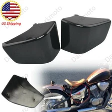 Black Battery Side Fairing Cover For Honda Shadow ACE 750 VT750 VT400 1997-2003