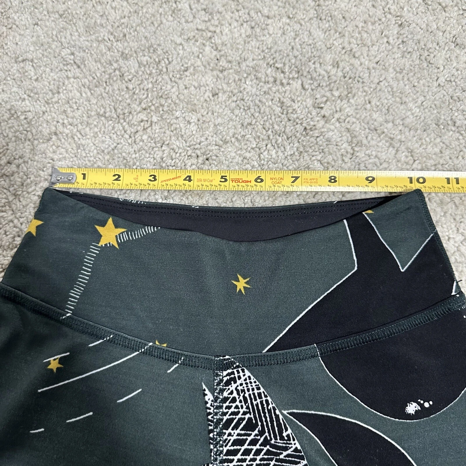 beyond-yoga crop astrology print high waisted stretch skinny leggings