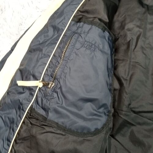 Steve & Barry's Jacket Mens L Blue Double Down Insulated Zip Up Pockets Warm - Picture 13 of 16