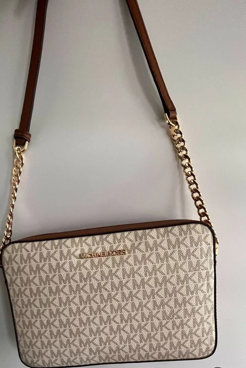 mk jet set crossbody vanilla