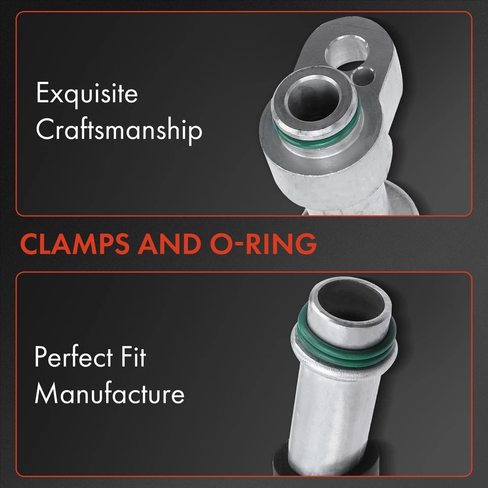 Manguera de línea de succión de aire acondicionado nueva para Volkswagen Golf 1999-2006 Jetta 1999-2004 L4 1,9 L Foto 3 de 4