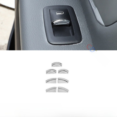For Dodge Ram 1500 2010-2021 chrome Silver Glass Window Lifting Lock Button Trim