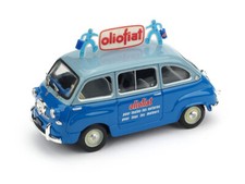 Modellino auto scala 1:43 pubblicitari commerciali Brumm OLIO FIAT 600 MULTIPLA