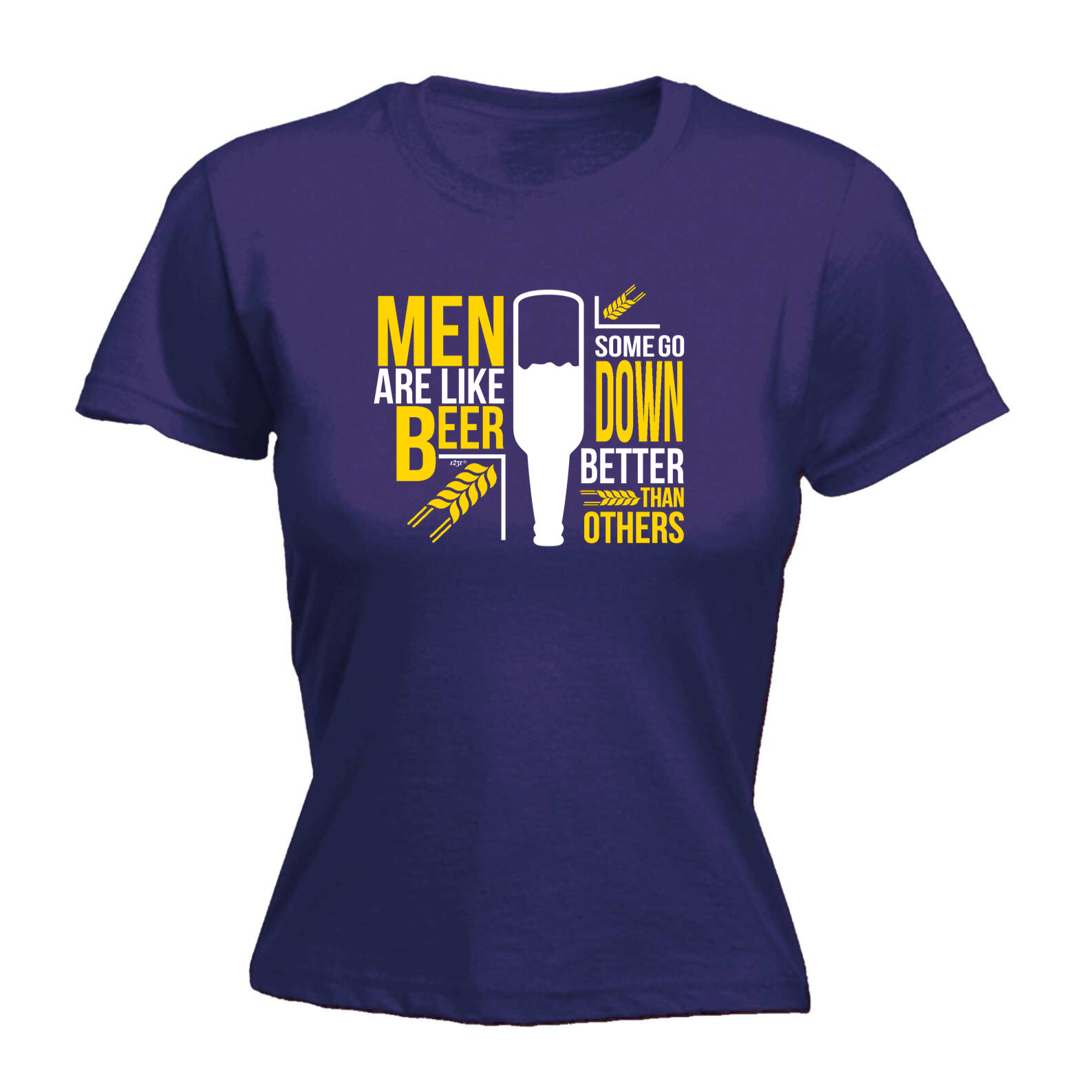 Men Are Like Beer Some Go Down Better Than Others - Womens T Shirt Funny T-Shirt